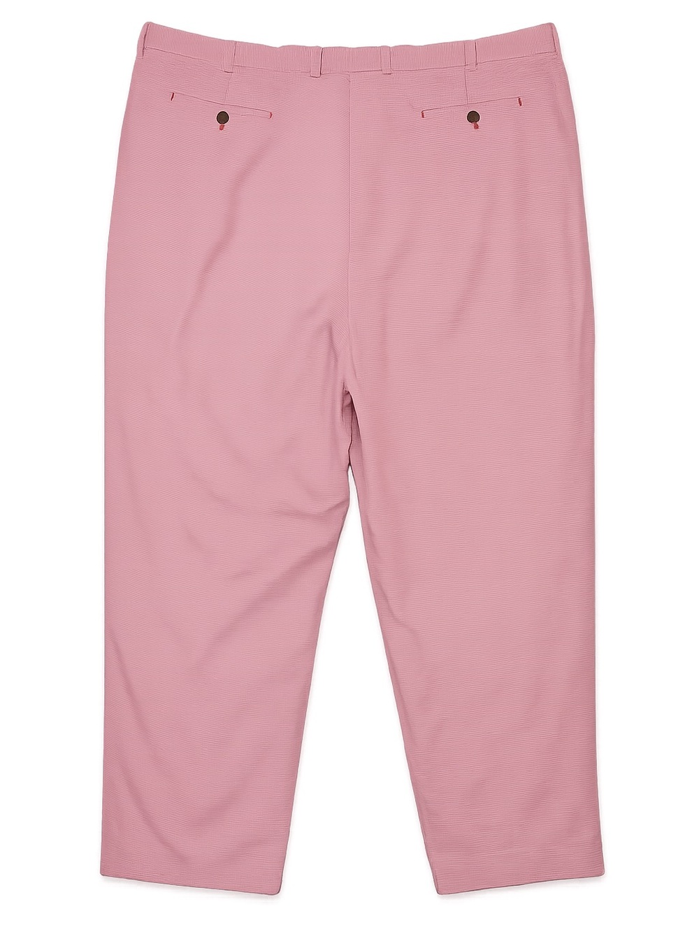 Paul Frederick 100% Cotton Pink Micro Check Pants Men’s Coastal Preppy Casual - Picture 4 of 8